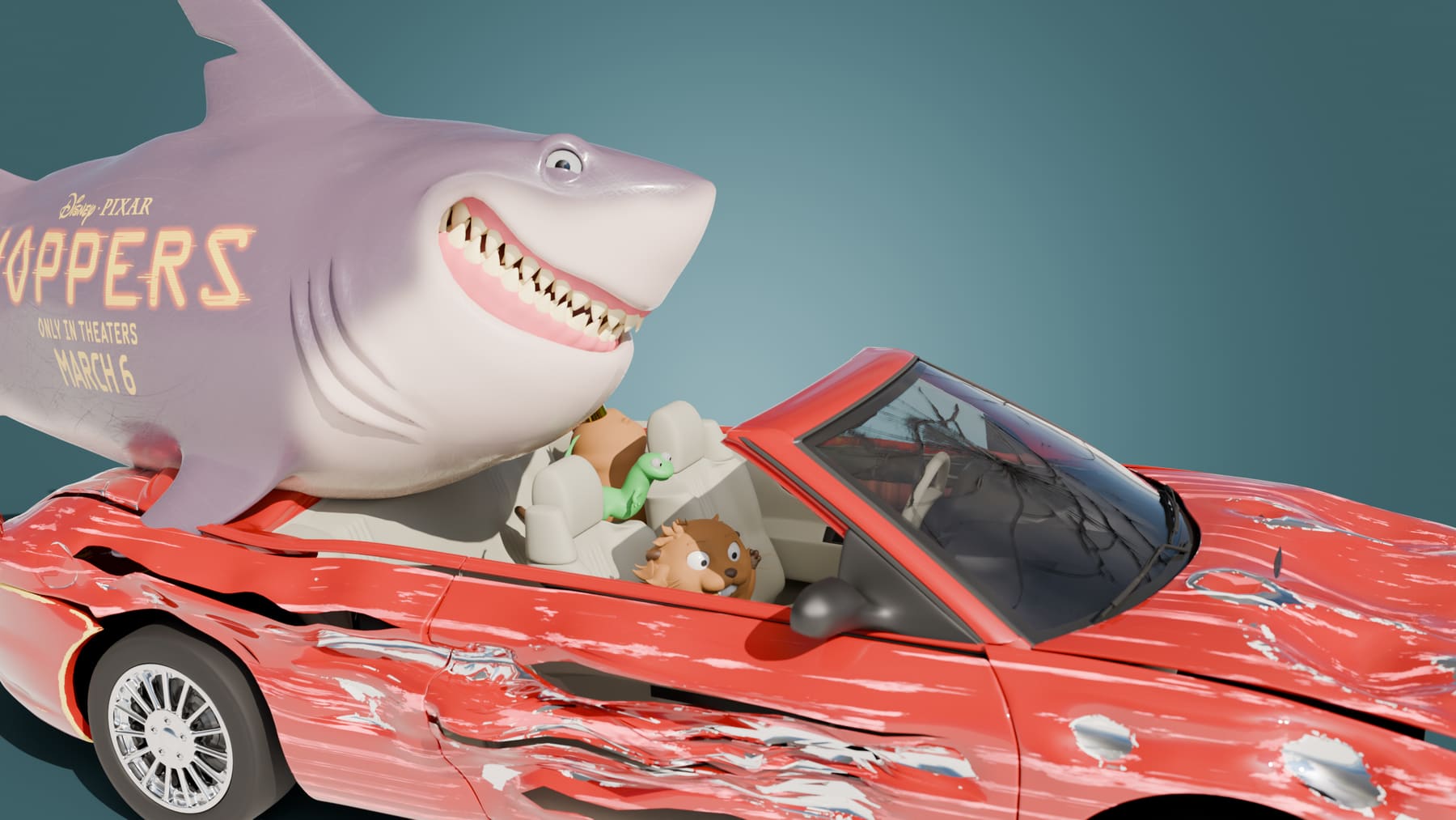 Hoppers Shark Ride