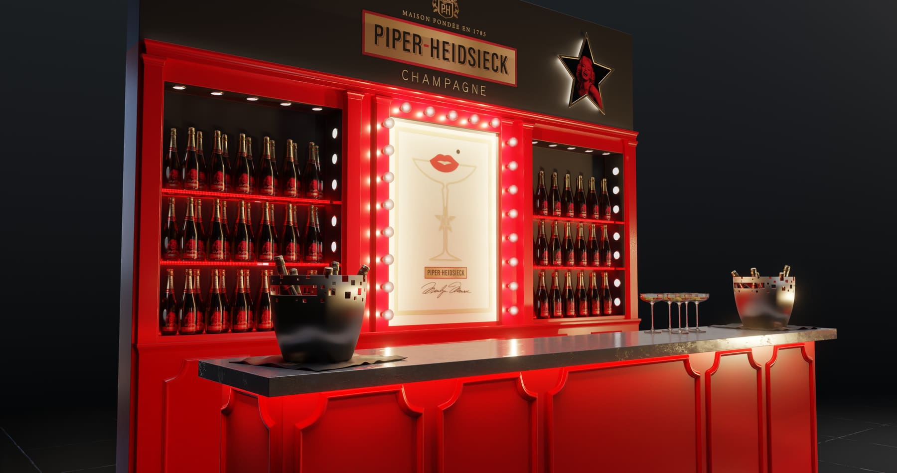 Piper-Heidsieck × Marilyn